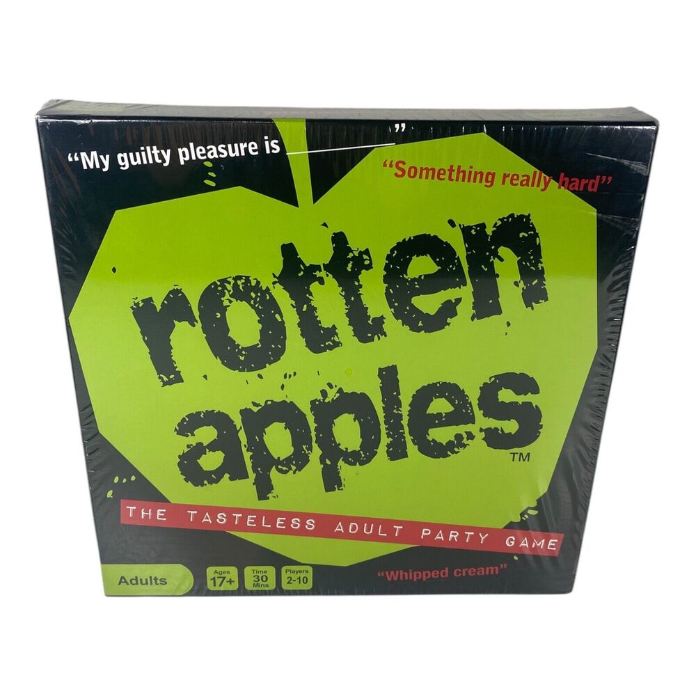 Rotten Apples Board Game Adult Party Game Card Game 17+ 2-10 Players New Sealed